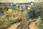 Camille Pissarro Lush garden oil painting picture wholesale